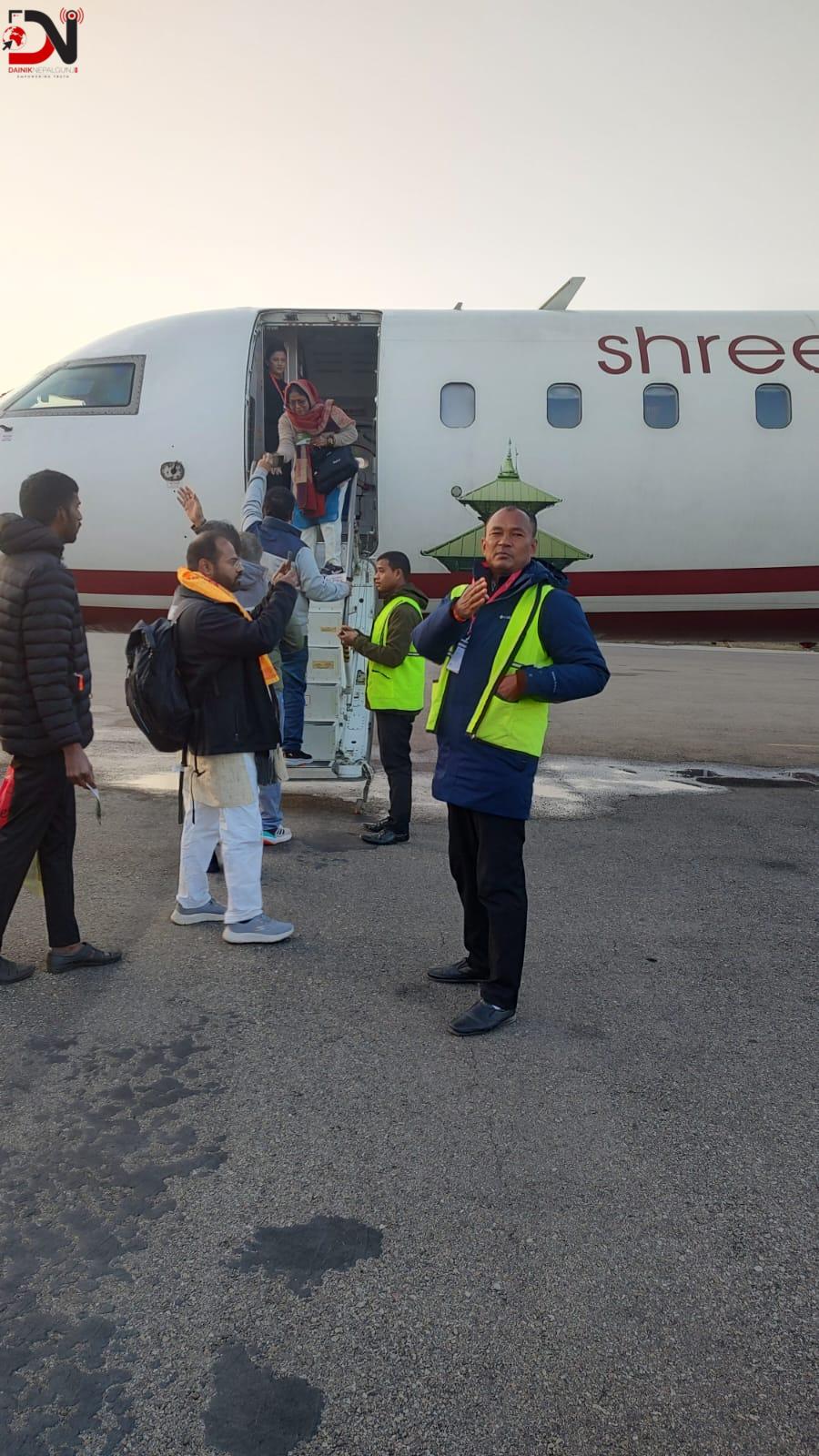 पर्यटनको नयाँ ढोकाः नेपालगन्जबाट मानसरोवरका लागि माउण्टेन फ्लाइट परीक्षण उडान