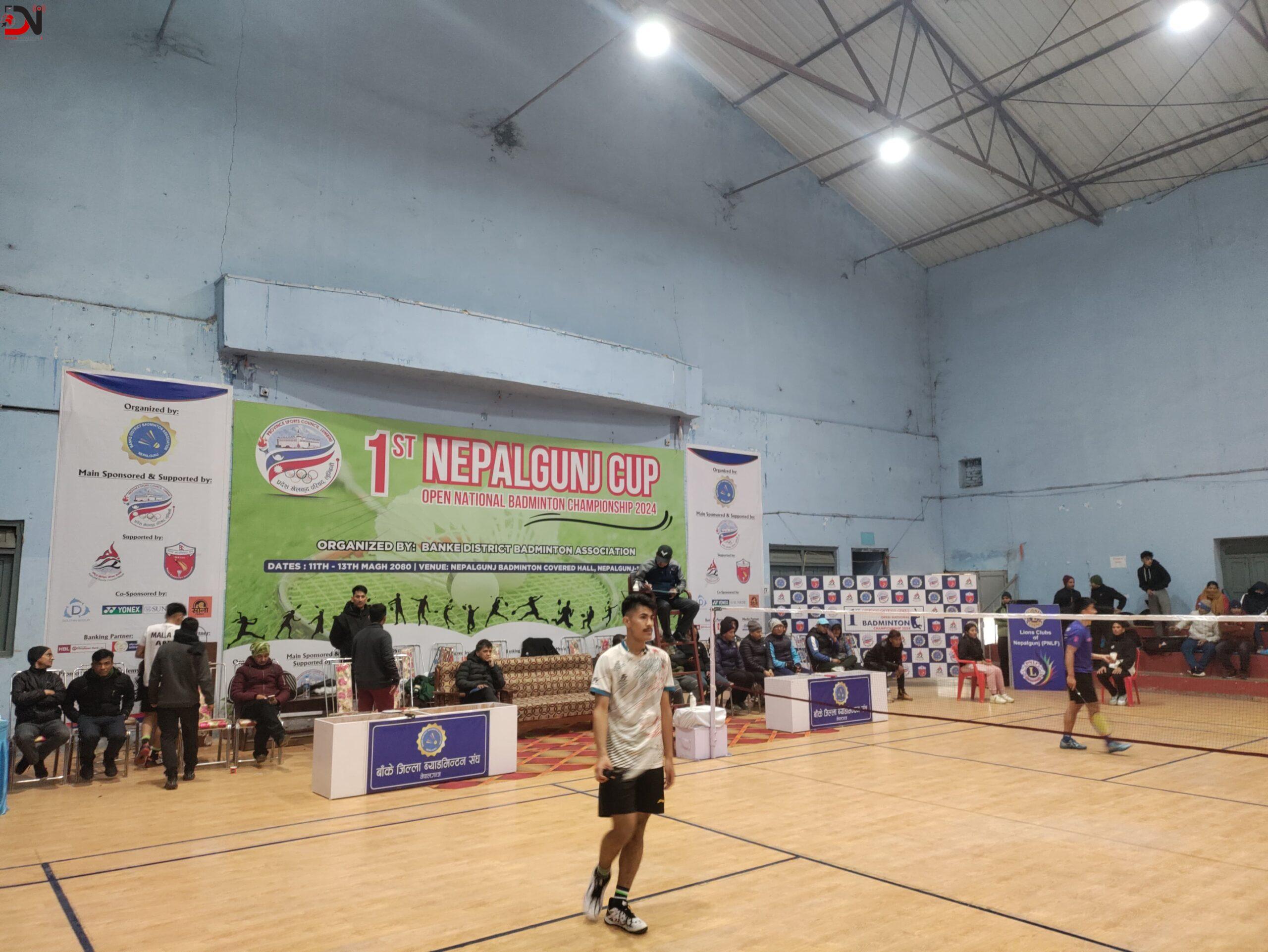 राष्ट्रिय व्याडमिन्टन प्रतियोगिता : प्रिक्वाटर र क्वाटर हुँदै