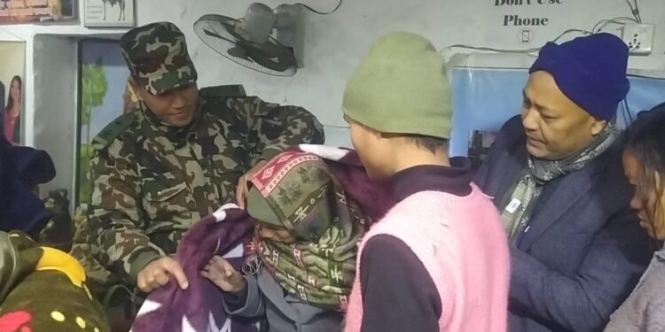 चिसोको जोखिममा रहेकालाई ब्ल्यांकेट वितरण