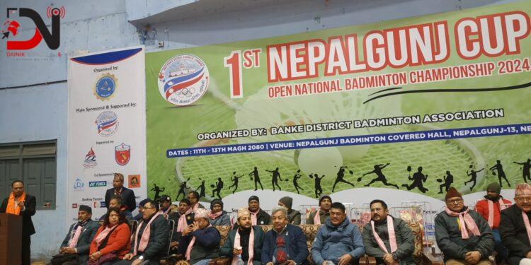 नेपालगन्जमा राष्ट्रिय ब्याडमिन्टन प्रतियोगिता सुरु