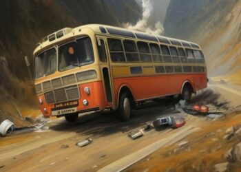 बर्दियाबाट छुटेको बस दुर्घटना, दुईजनाको मृत्यु