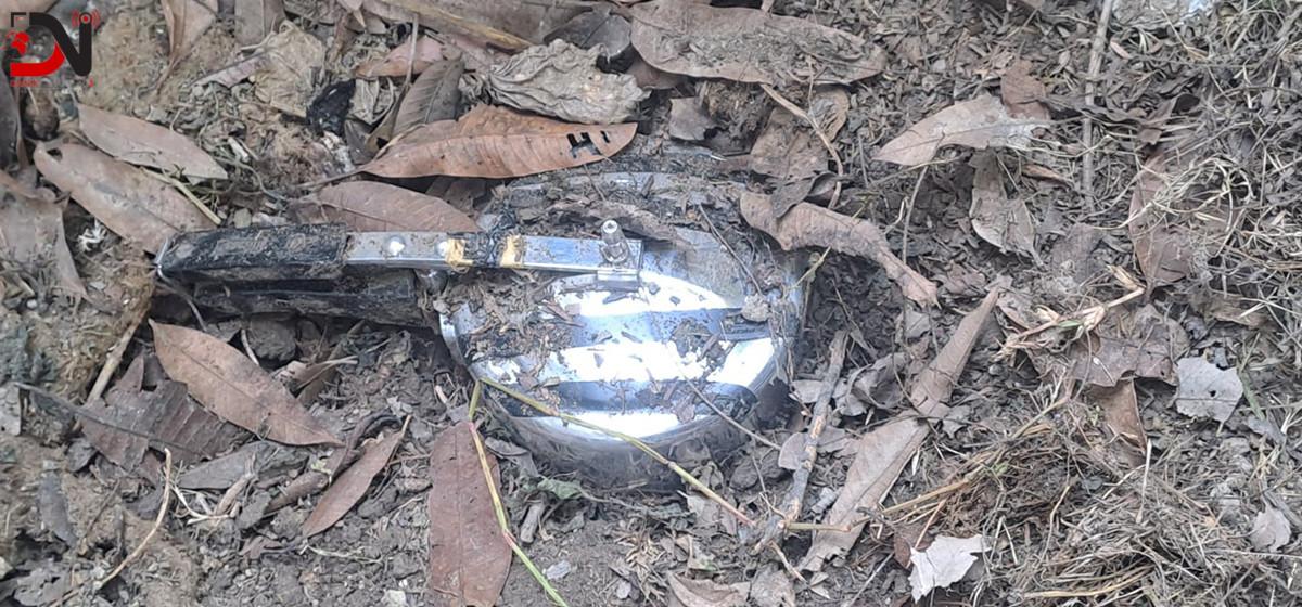 बम जस्तो देखिने शंकास्पद वस्तु भेटियो