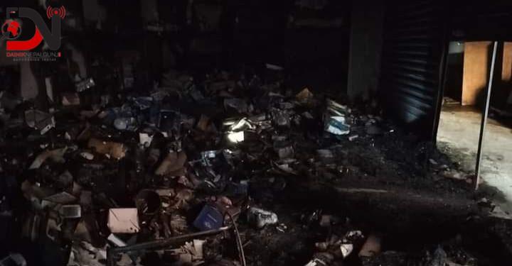 घरबारी टाेलमा भएकाे आगलागीमा क्षति कति ?