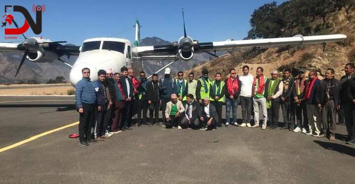 नेपालगन्जबाट कालीकोट विमानस्थलमा परीक्षण उडान सफल