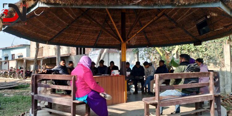 सिडियो र आन्दोलनरत कर्मचारीबीच भेटवार्ता हुँदै