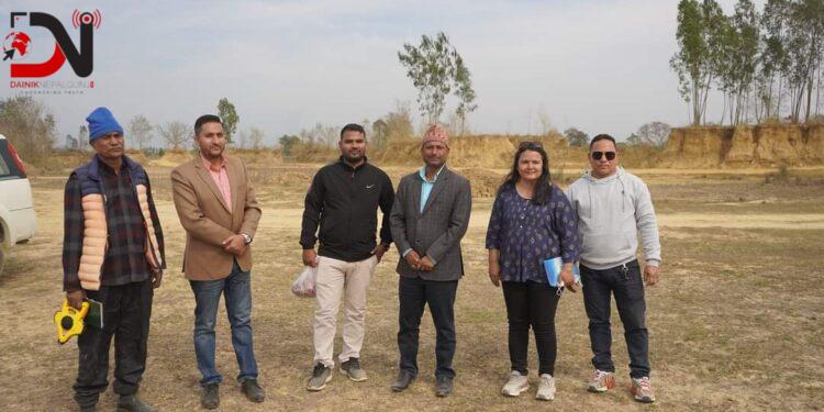 दिसाजन्य लेदो व्यवस्थापन गर्न उपमहानगरपालिकाको पहल