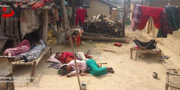 बर्दियाको मधुवनकाे एकै गाउँका ४० जना बिरामी