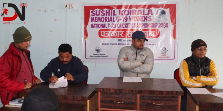 कोहलपुरमा राष्ट्रिय स्तरको महिला क्रिकेट हुँदै