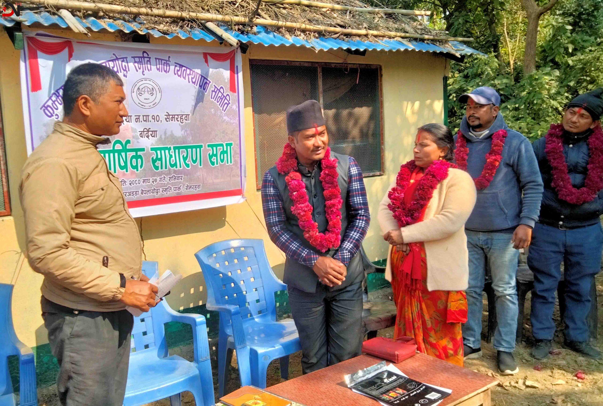 बेपत्तायोद्धा स्मृति पार्क व्यवस्थापनमा रुची