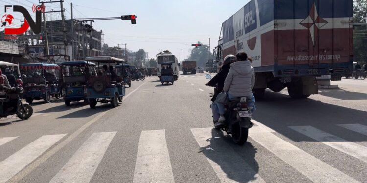 नेपालगन्जका पाँचस्थानमा ‘ट्राफिक लाइट’ जडान