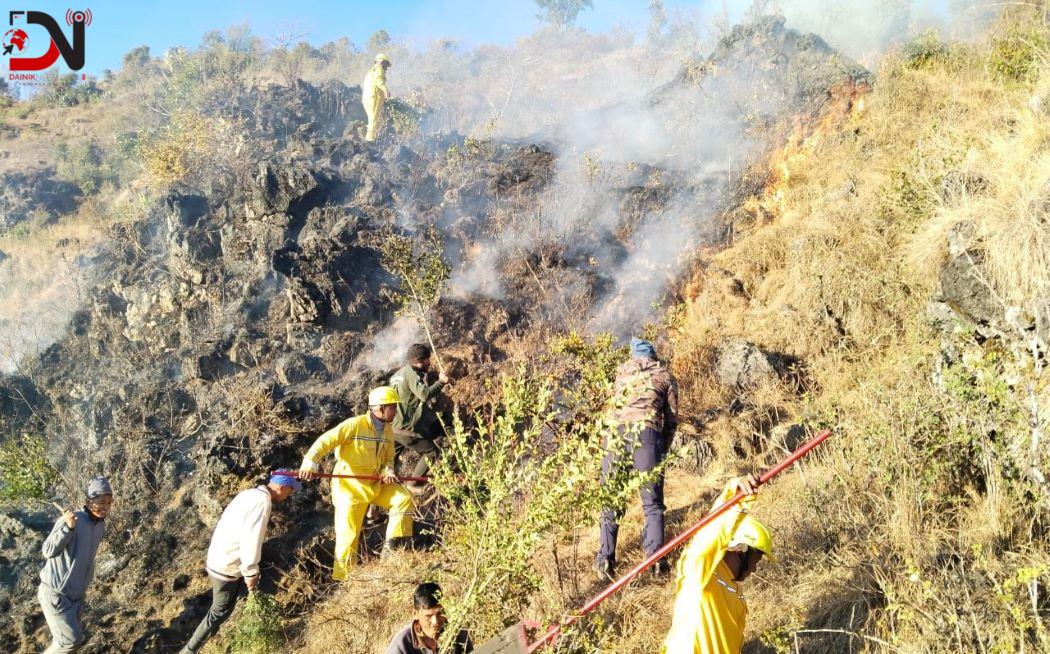 सामुदायिक वनमा आगलागी