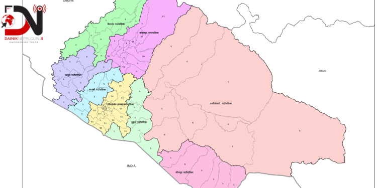 कार्यसम्पादन मूल्यांकनमा कमजोर बाँकेका स्थानीय तह