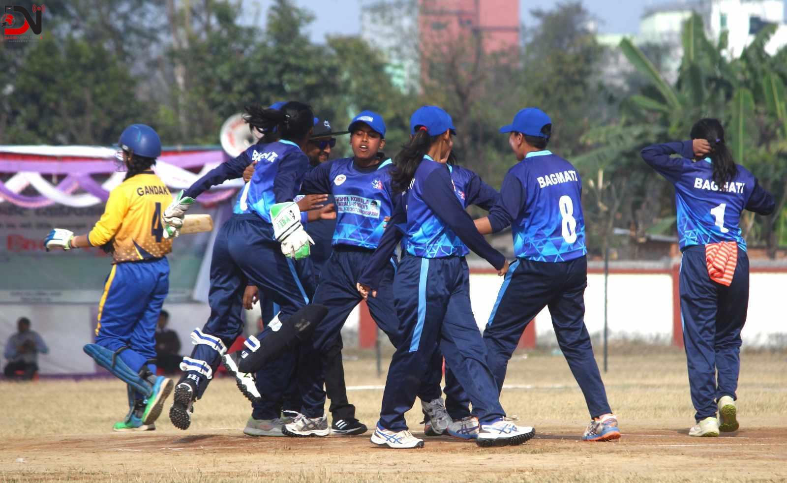 यु-१९ महिला क्रिकेट : कोहलपुर फाइनलमा