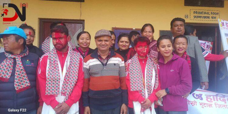 ज्ञानोदयले गर्यो विद्यार्थी सम्मान