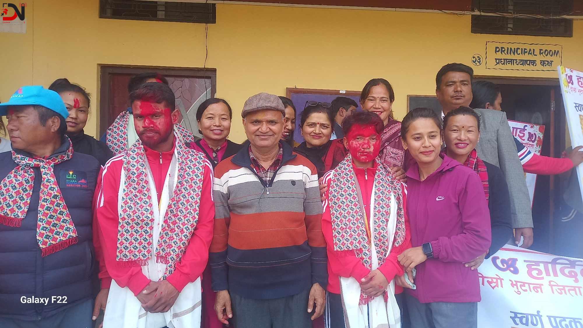 ज्ञानोदयले गर्यो विद्यार्थी सम्मान