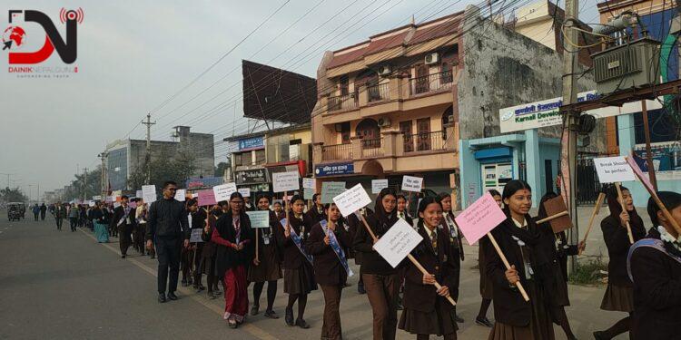 दुर्घटना न्यूनीकरण गर्न ट्राफिक सप्ताह सुरु