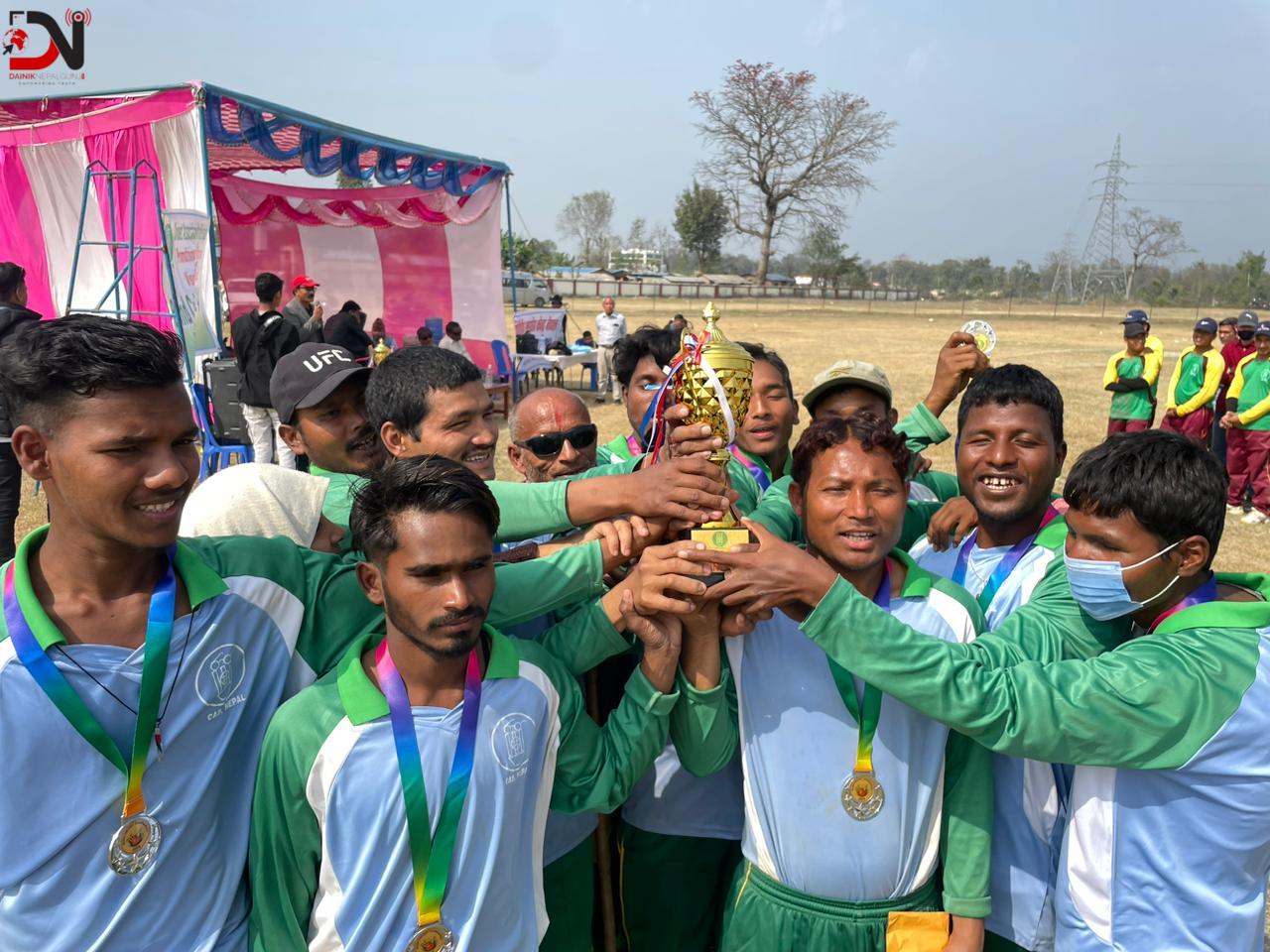 नेत्रहीन क्रिकेट उपाधी कञ्चनपुरलाई