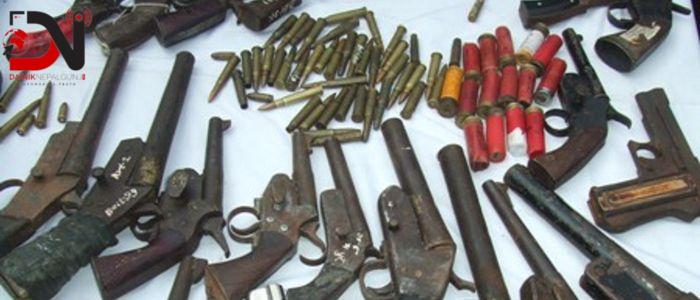 अवैध हातहतियारसहित १३४ पक्राउ