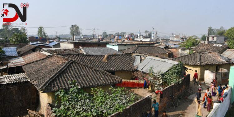 हिँड्ने बाटोसमेत नबनेको किङगरियनपुर्वा बस्ती