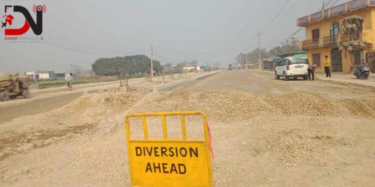 नेपालगञ्ज–गुलरिया सडक विस्तार तीब्र