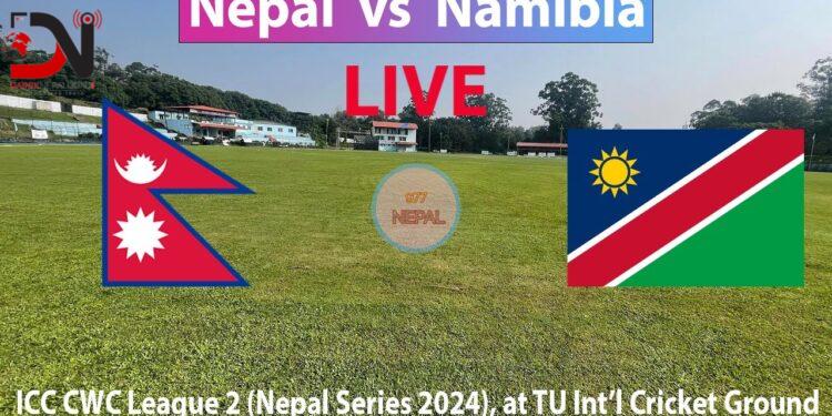 विश्वकप क्रिकेट लिग दुई : नेपाल नामिबियासँग पराजित