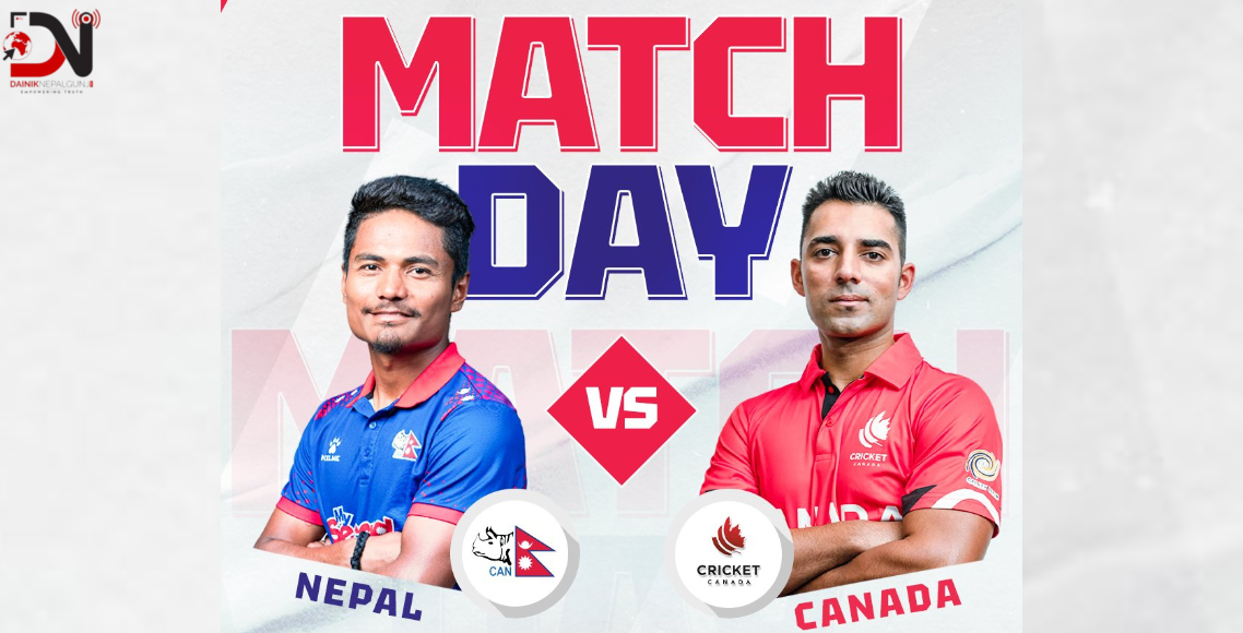 कीर्तिपुरमा आजदेखि क्यानडाविरुद्ध सिरिज खेल्दै नेपाल
