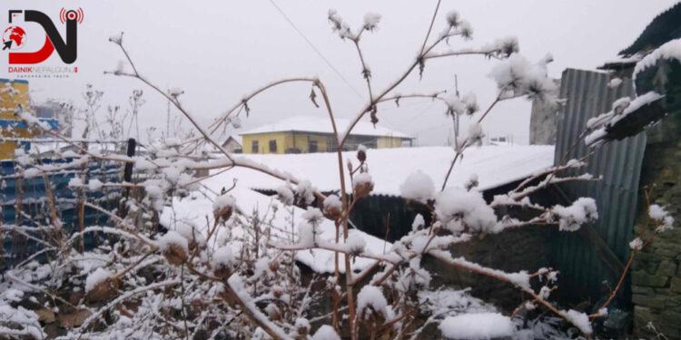 जुम्लामा हिमपात