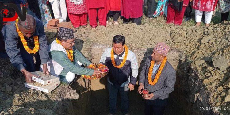 नेपालगन्जमा किरिया पुत्री भवनको शिलन्यास