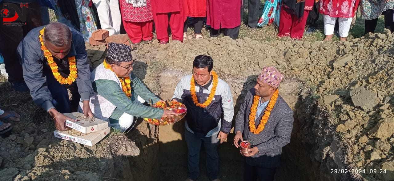 नेपालगन्जमा किरिया पुत्री भवनको शिलन्यास