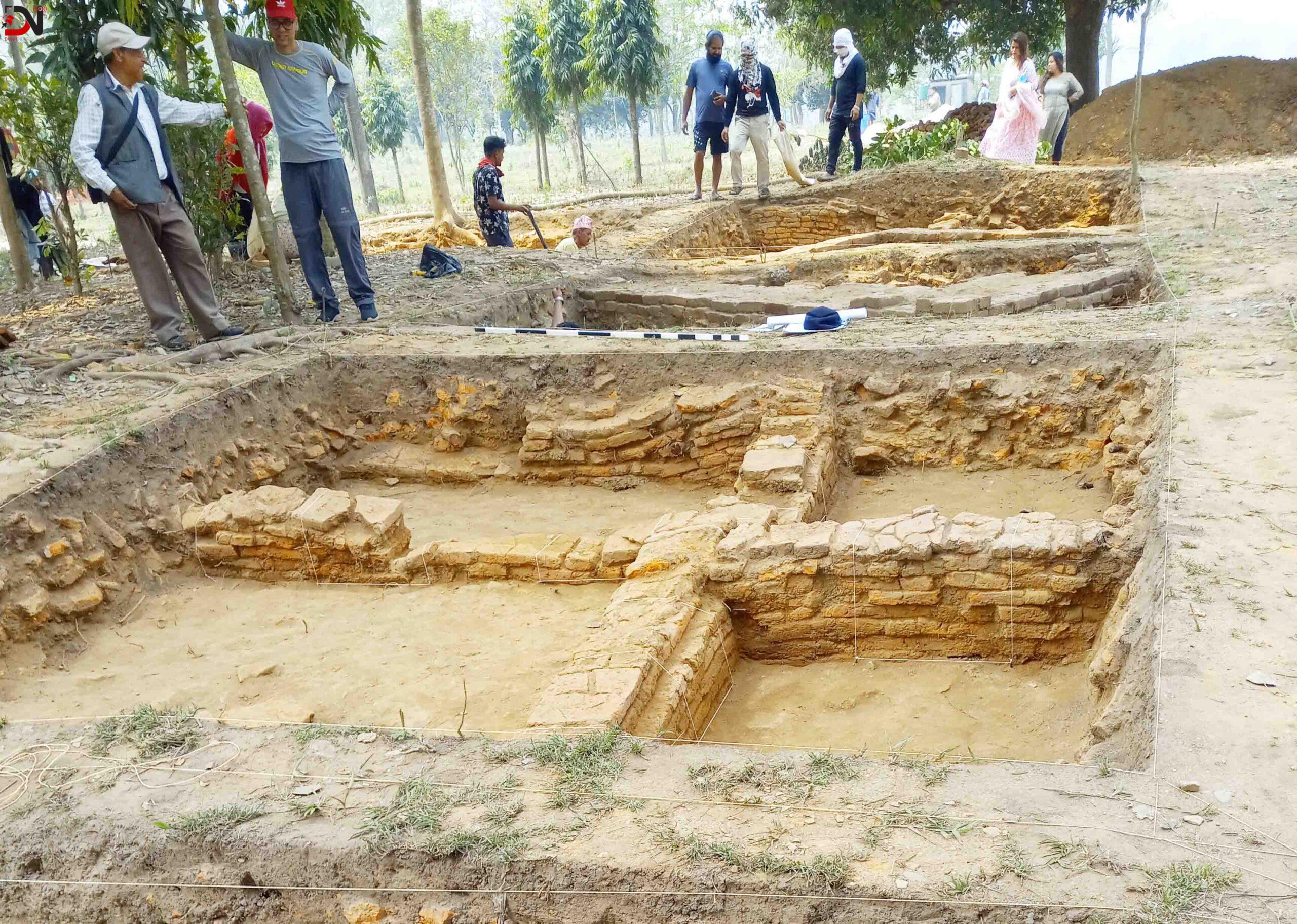 कीचकवध उत्खननः भवनको संरचना भेटिएको पुष्टि