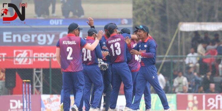 त्रिकोणात्मक टी-२० सिरिजमा नेदरल्याण्डसमाथि नेपालकाे जित