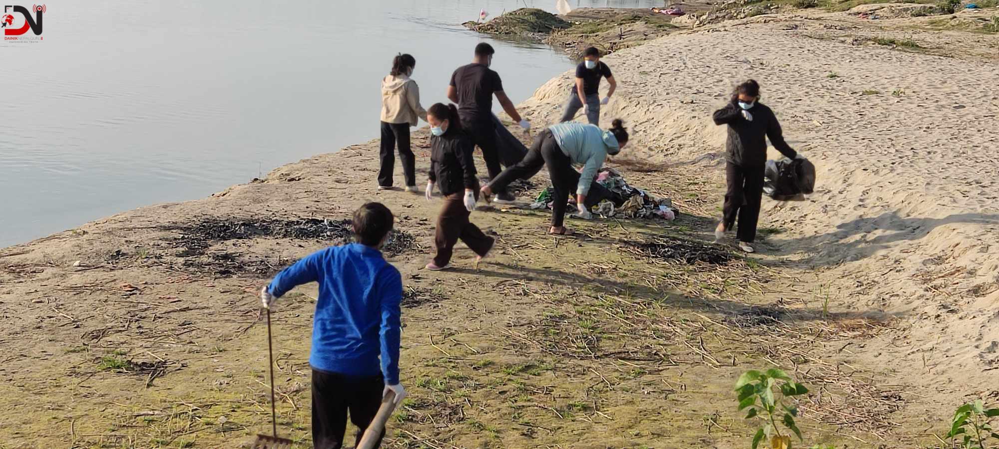 राप्ती सरसफाइ अभियान आठौँ सप्ताहमा