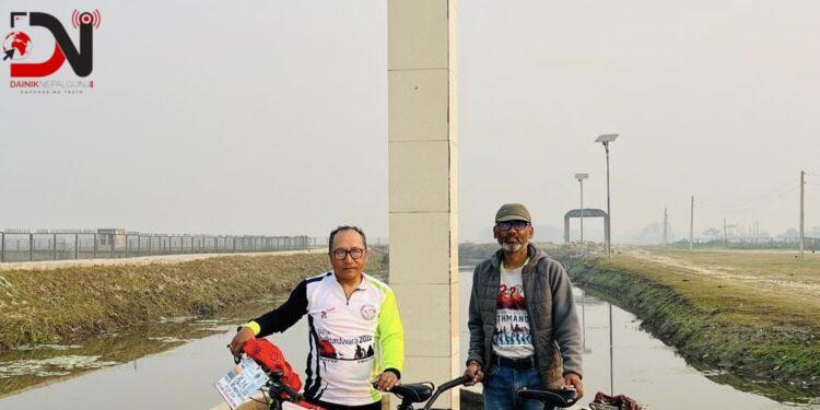 साइकलमै महाकाली-मेची यात्रा सम्पन्न