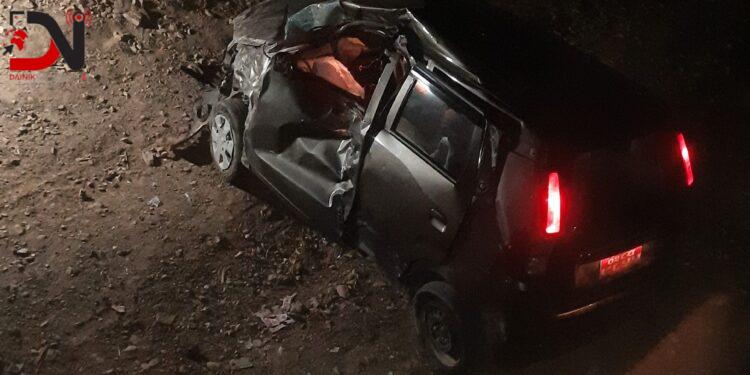 रक्सीले मातेर कार चलाउँदा खस्यो पुलबाट