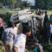 राजापुरदेखि गुलरिया आउँदै गरेको हाइस दुर्घटना, १० जना घाइते