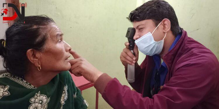 निःशुल्क स्वास्थ्य शिविरबाट ६ सय २६ जना लाभान्वित