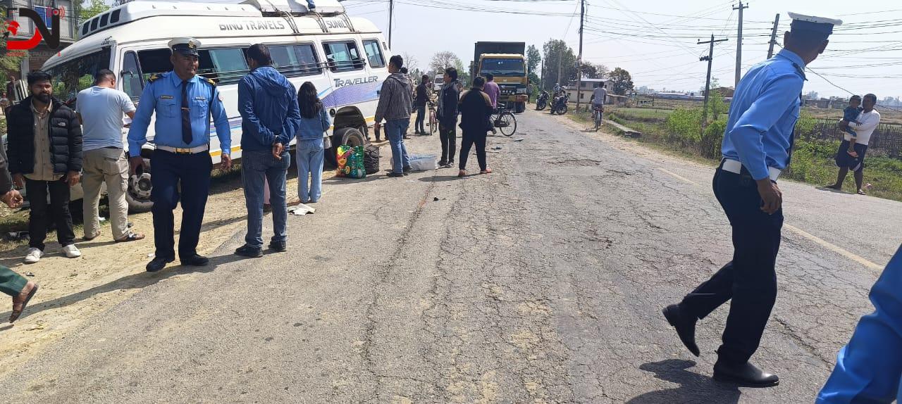 गाडीले ठक्कर दिँदा मैटहवामा एकजनाकाे मृत्यु