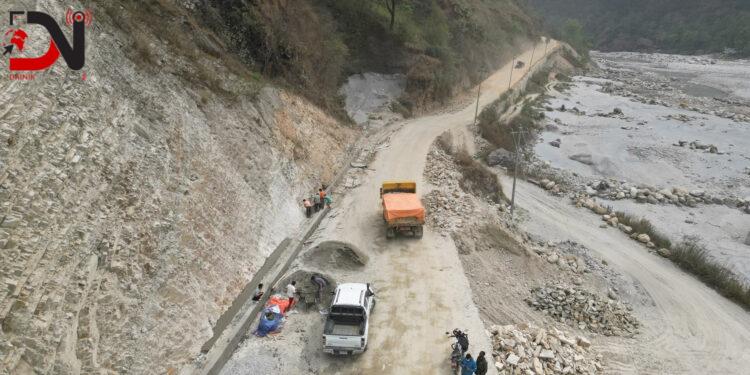 कालीगण्डकी कोरिडोरः १५ महिनापछि बेनी–मालढुङ्गाखण्ड निर्माणमा प्रगति