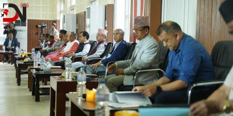 बूढानीलकण्ठमा कांग्रेस पदाधिकारी बैठक जारी