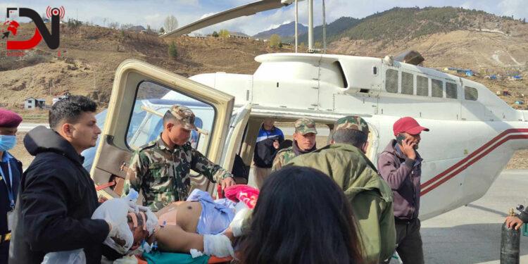 डढेलोमा परी घाइते नन्दरामको उपचारको क्रममा मृत्यु