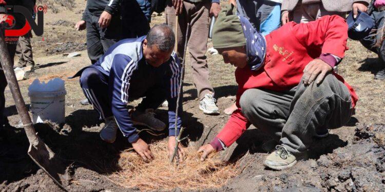 विप्लवले जुम्लामा सुरु गरे स्याउ खेतीको थालनी