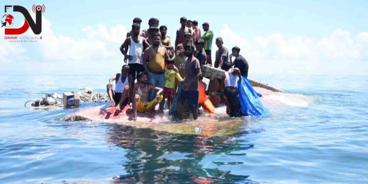 समुद्रमा अलपत्र रोहिङ्ग्याको उद्धार