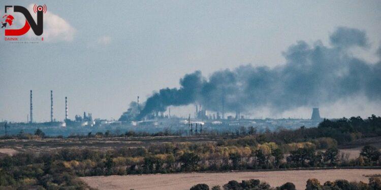 युक्रेनको सबैभन्दा ठूलो थर्मल पावर प्लान्ट ध्वस्त