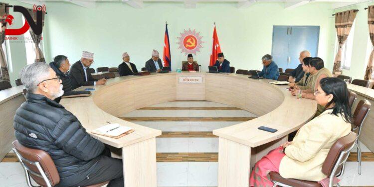 एमालेले वैशाख ८ र ९ गते बोलायो महाधिवेशन प्रतिनिधि परिषद बैठक