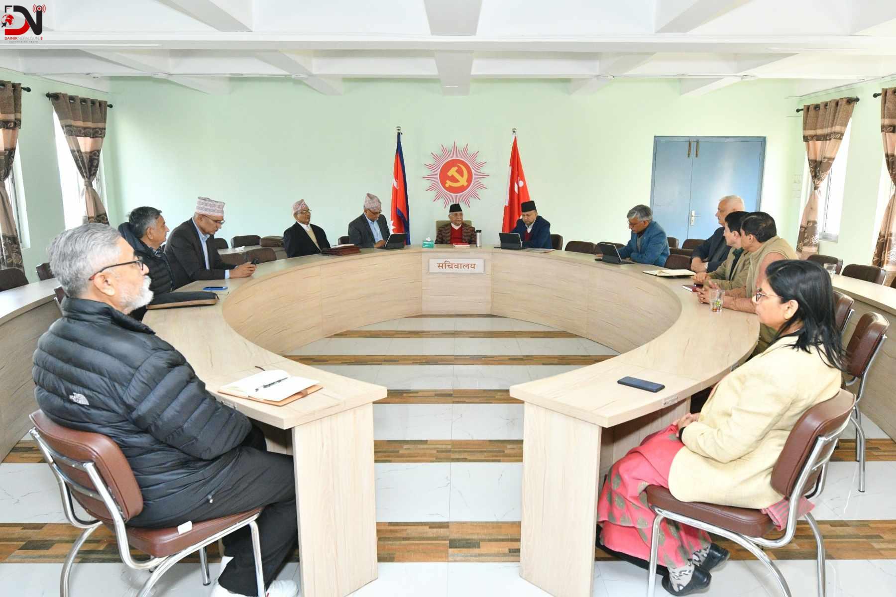 एमालेले वैशाख ८ र ९ गते बोलायो महाधिवेशन प्रतिनिधि परिषद बैठक