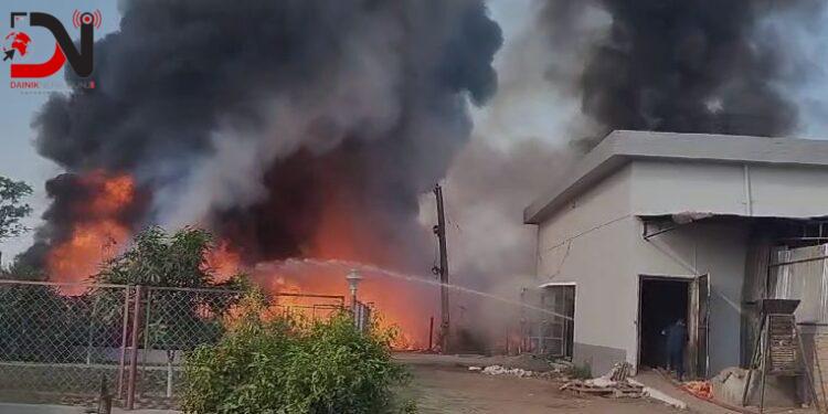 हर्बल उद्योगमा लागेको आगो नियन्त्रणमा