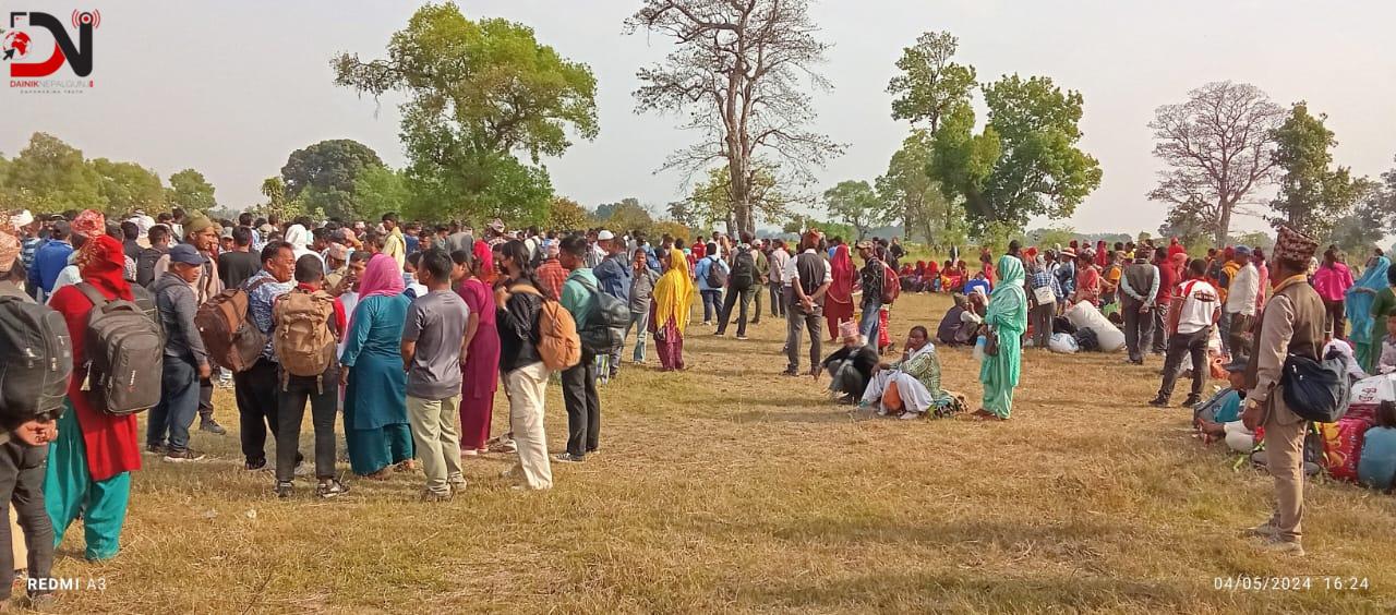 वन क्षेत्र कब्जा गर्न खोज्दा नरैनापुरमा तनाव