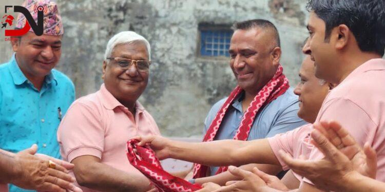 मलमपट्टीमा स्वागत अनि शुभकामना