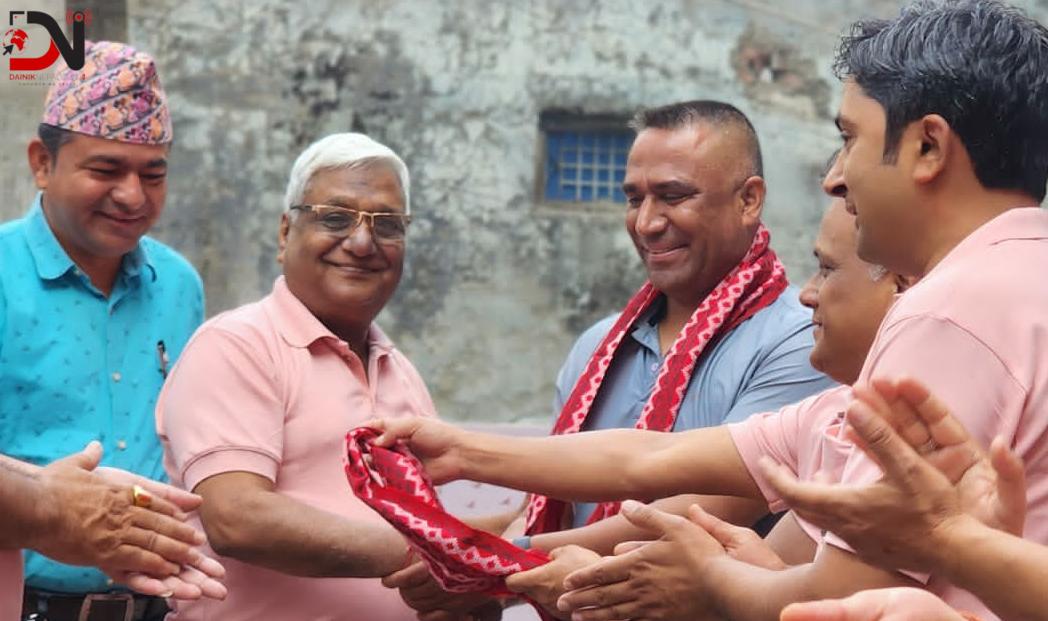 मलमपट्टीमा स्वागत अनि शुभकामना