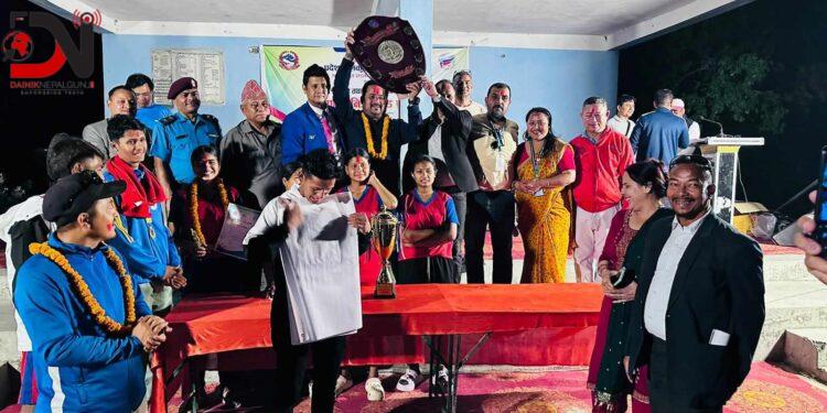 प्रदेश रनिङ्ग शिल्डमा बाँकेको कब्जा